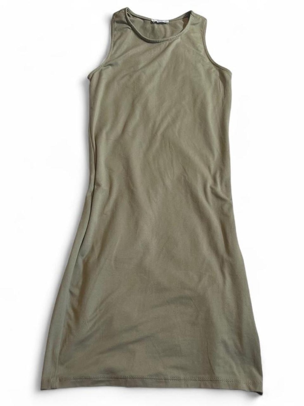 Khaki Fitted Bodycon Mini Dress
